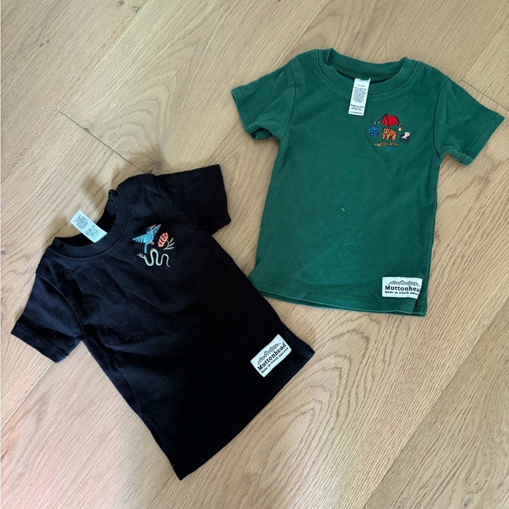 Muttonhead embroidered infant/ toddler tshirts